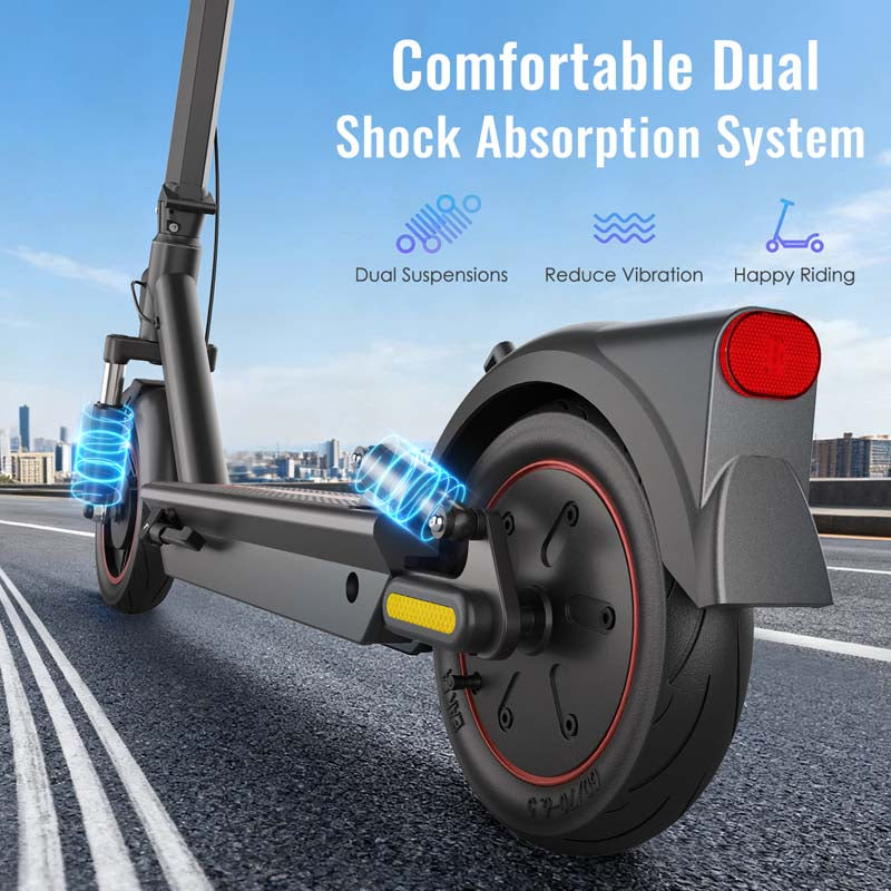 VMAX MAX Pro 600W Electric Scooter with 10-Inch Air Tires and Choice of 13AH or 15AH Battery