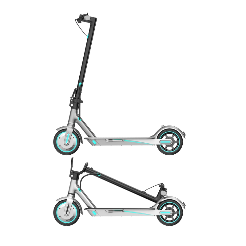 VMAX V8 350W Electric Scooter with 8.5-Inch Honeycomb Tires and LED Lighting