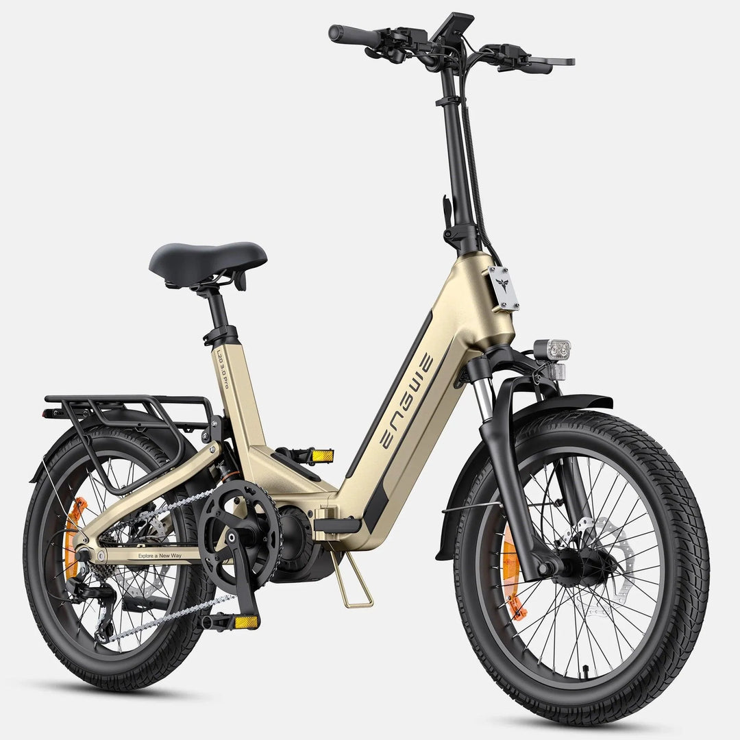 Engwe L20 3.0 Pro Step-Thru Electric Bike with GPS Tracking and Motion Detection