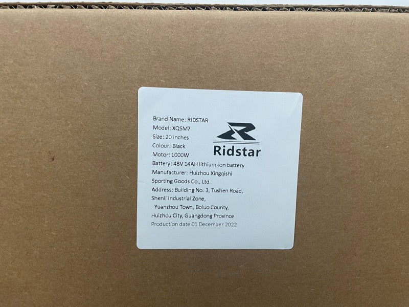 Carregue a imagem no visualizador da Galeria, Ridstar H20 20-inch high-speed foldable e-bike with SHIMANO 7-speed gears0

