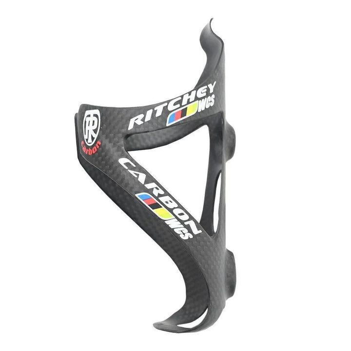 2Pcs Full Carbon Fiber Bike Water Bottle Cage - 23g Ultralight MTB Road Bottle Holder - High-Strength Aerodynamic Hydration Carrier (Matte/Glossy)