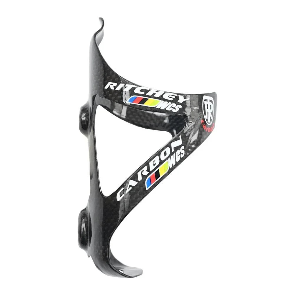 2Pcs Full Carbon Fiber Bike Water Bottle Cage - 23g Ultralight MTB Road Bottle Holder - High-Strength Aerodynamic Hydration Carrier (Matte/Glossy)