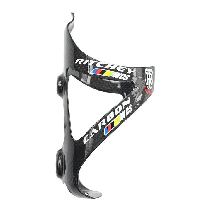 2Pcs Full Carbon Fiber Bike Water Bottle Cage - 23g Ultralight MTB Road Bottle Holder - High-Strength Aerodynamic Hydration Carrier (Matte/Glossy)
