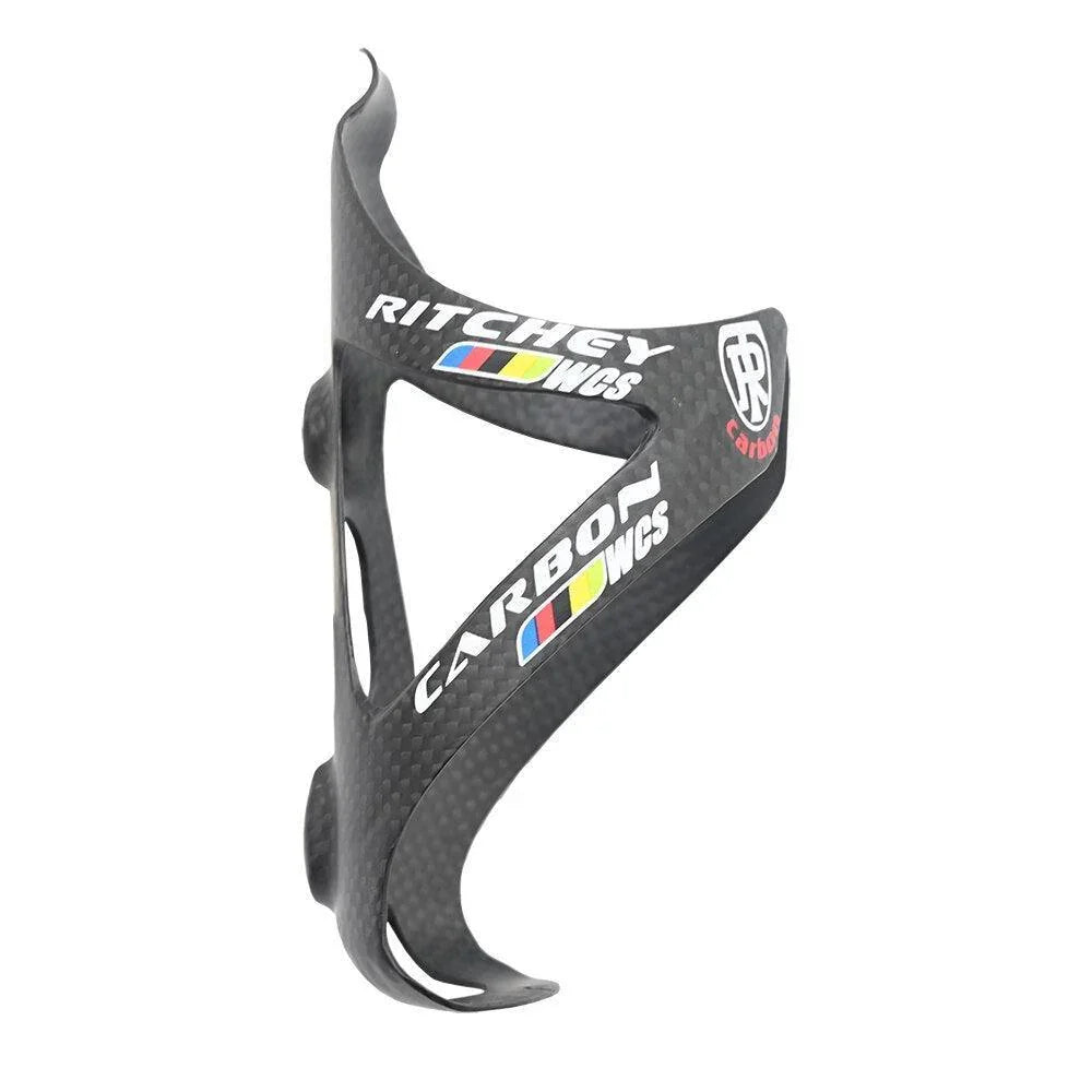 2Pcs Full Carbon Fiber Bike Water Bottle Cage - 23g Ultralight MTB Road Bottle Holder - High-Strength Aerodynamic Hydration Carrier (Matte/Glossy)