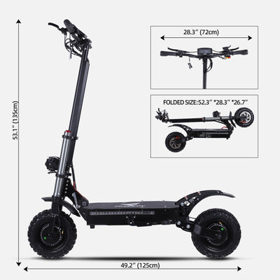 Scooter elettrico da strada OBARTER D5 2 * 2500W