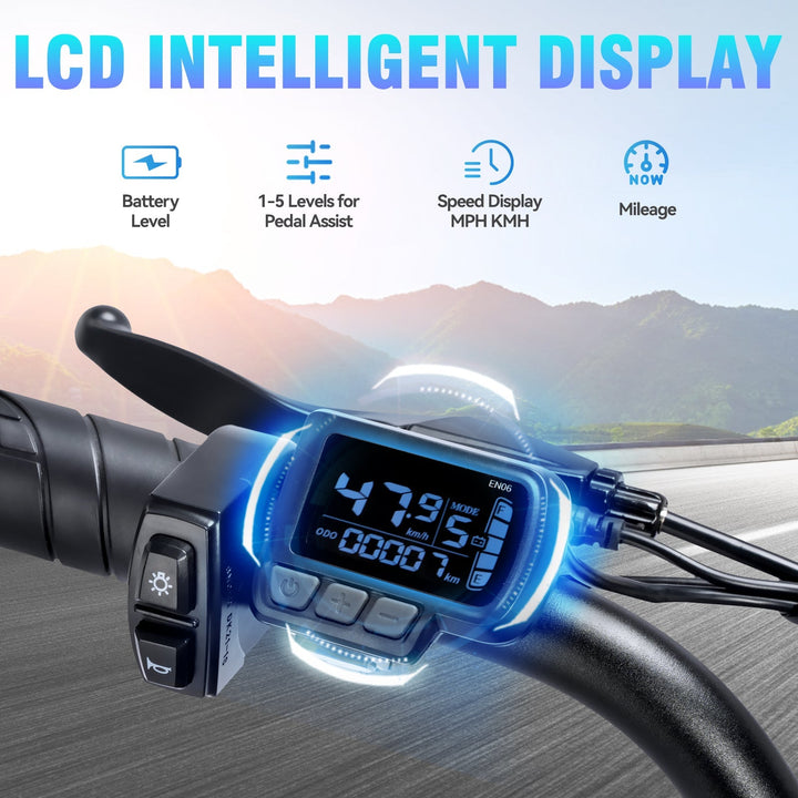 YVY C20 Lite 1000W Fat Tire Electric Bicycle | High-Efficiency Motor, 48V Battery