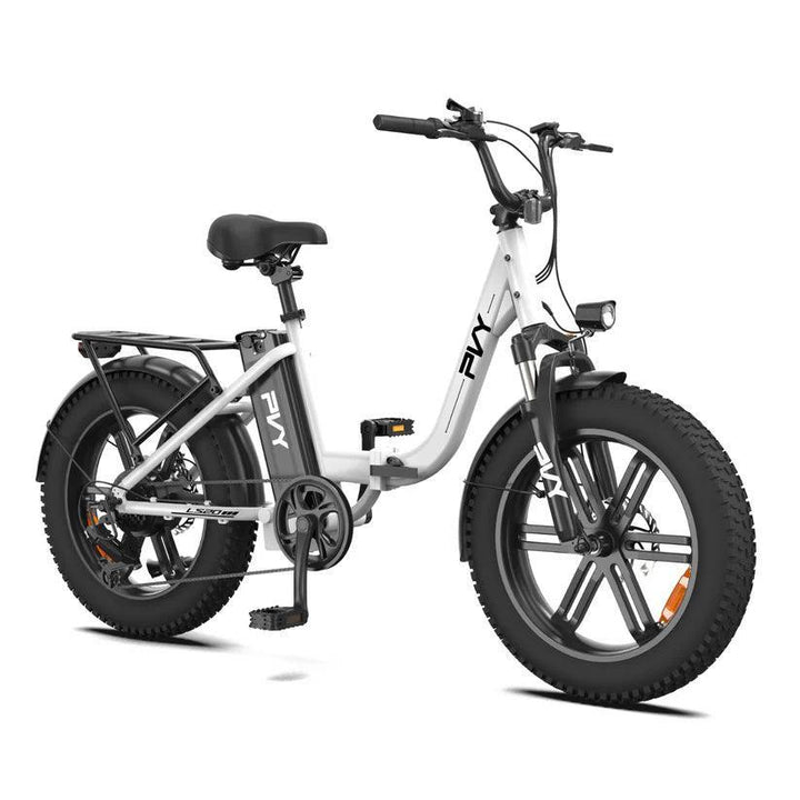 PVY LS20 Step-Through Electric Bike for Women with Shimano 7-Speed and Hydraulic Brakes