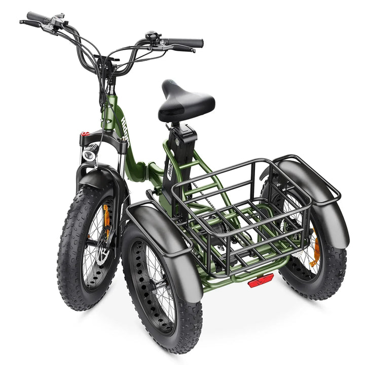 Hidoes ET1 Electric Tricycle with Removable Battery and Rear Drive Motor
