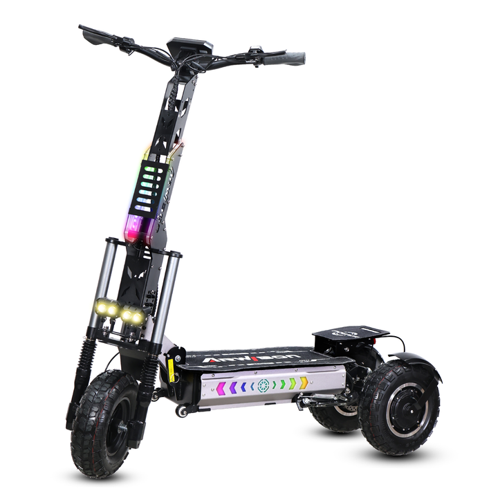 MT30 3-Wheel Off-Road Electric Scooter | 6000W Dual Motor (3000W*2), 60V 27Ah Battery, 40 MPH, Triple Oil Brakes &amp; 3x13" All-Terrain Tires Trike E-Scooter