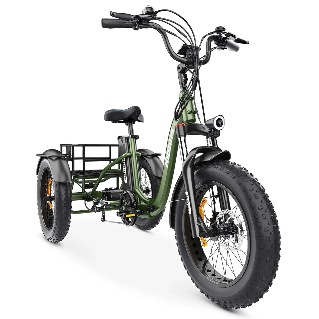 Hidoes ET1 Electric Tricycle with Removable Battery and Rear Drive Motor