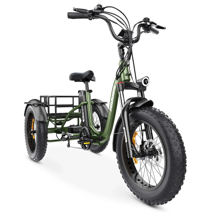 Hidoes ET1 Electric Tricycle with Removable Battery and Rear Drive Motor