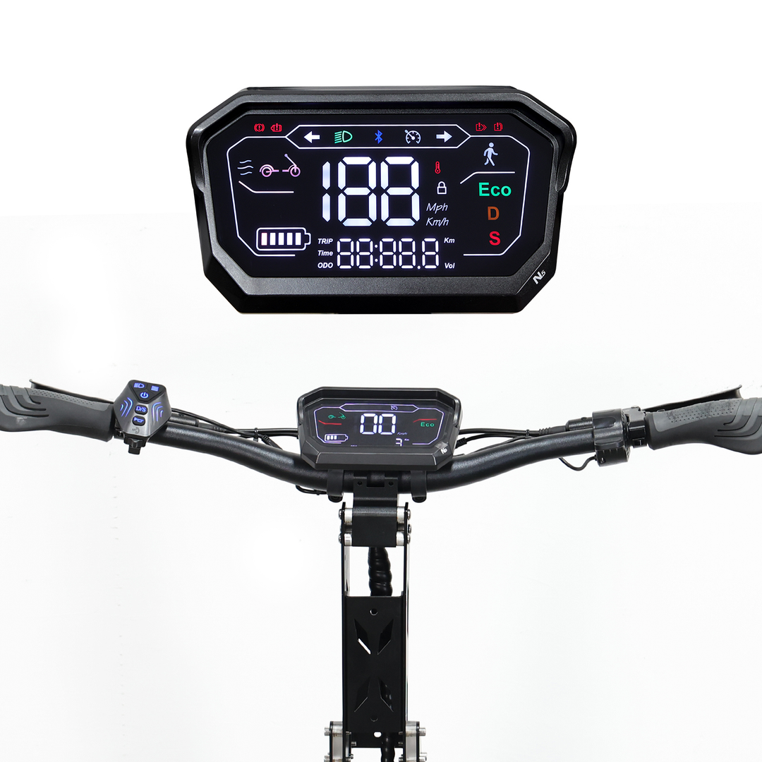 MT30 3-Wheel Off-Road Electric Scooter | 6000W Dual Motor (3000W*2), 60V 27Ah Battery, 40 MPH, Triple Oil Brakes &amp; 3x13" All-Terrain Tires Trike E-Scooter