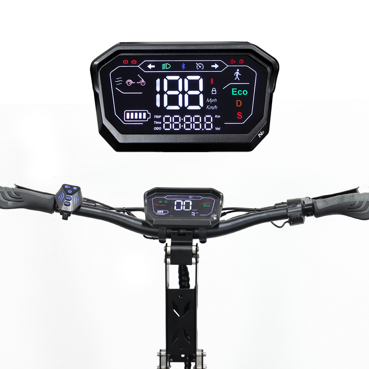 MT30 3-Wheel Off-Road Electric Scooter | 6000W Dual Motor (3000W*2), 60V 27Ah Battery, 40 MPH, Triple Oil Brakes &amp; 3x13" All-Terrain Tires Trike E-Scooter