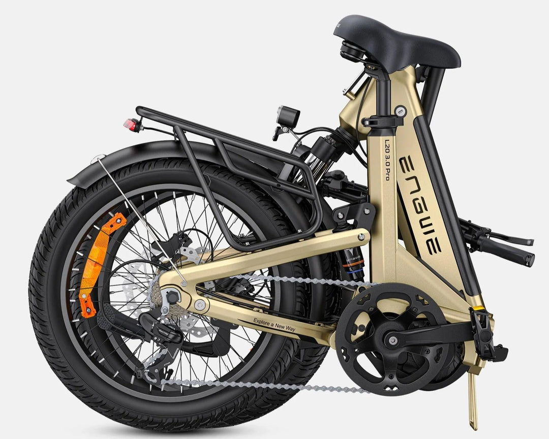 Engwe L20 3.0 Pro Step-Thru Electric Bike with GPS Tracking and Motion Detection