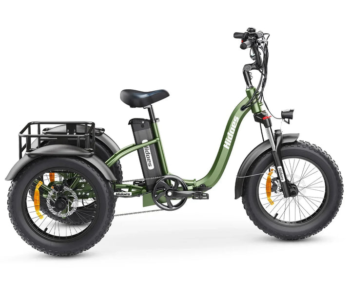 Hidoes ET1 Electric Tricycle with Removable Battery and Rear Drive Motor
