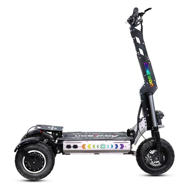 MT30 3-Wheel Off-Road Electric Scooter | 6000W Dual Motor (3000W*2), 60V 27Ah Battery, 40 MPH, Triple Oil Brakes &amp; 3x13" All-Terrain Tires Trike E-Scooter