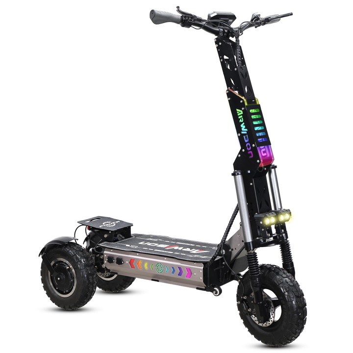 MT30 3-Wheel Off-Road Electric Scooter | 6000W Dual Motor (3000W*2), 60V 27Ah Battery, 40 MPH, Triple Oil Brakes &amp; 3x13" All-Terrain Tires Trike E-Scooter