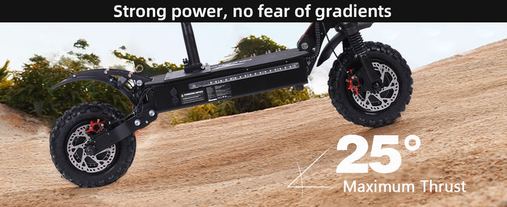 J30MAX 고속 오프로드 스쿠터 - 3000W*2, 90-100KM 주행거리, 듀얼 디스크 브레이크