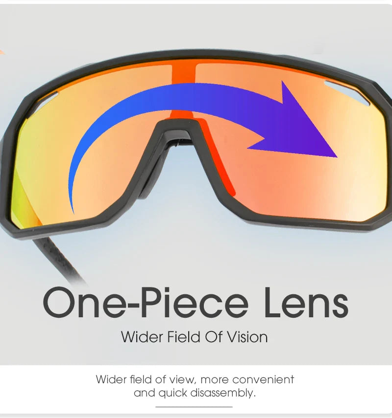 SCVCN UV400 Cycling Sunglasses - Ultralight 34g Sports Eyewear - HD Wide View Protection for Running, MTB, Golf &amp; Travel (PGXC-KE-X63)