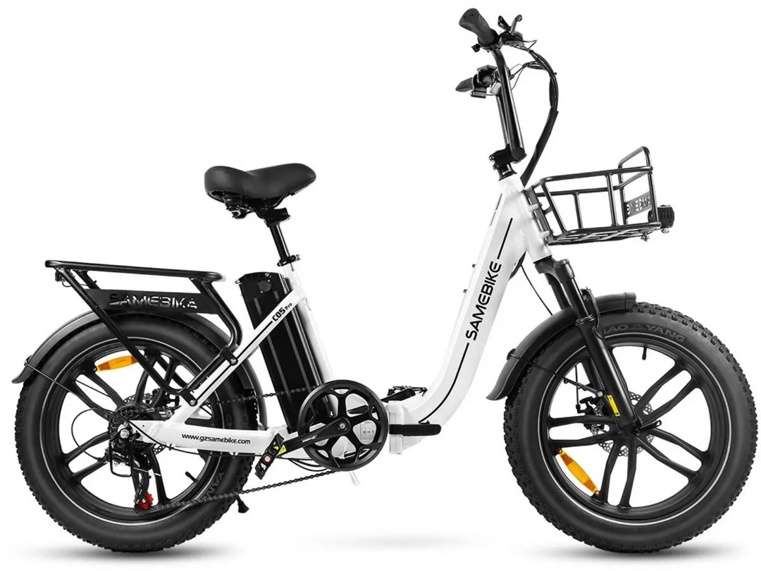 Samebike C05 Pro Step-Through Foldable Fat Tire Electric Bike with 500W Motor