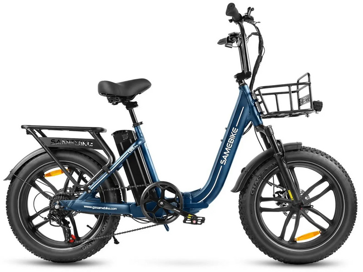 Samebike C05 Pro Step-Through Foldable Fat Tire Electric Bike with 500W Motor