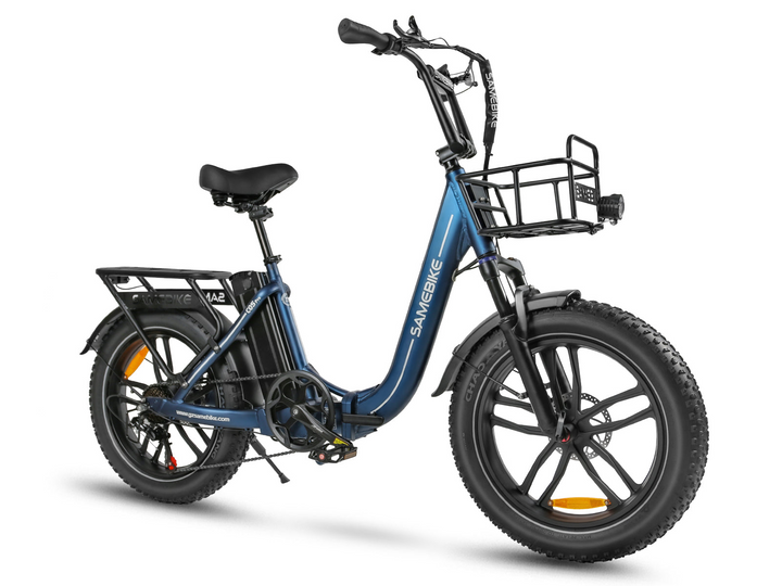 Samebike C05 Pro Step-Through Foldable Fat Tire Electric Bike with 500W Motor