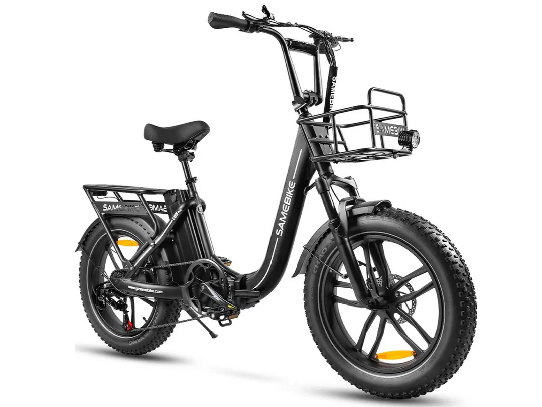 Samebike C05 Pro Step-Through Foldable Fat Tire Electric Bike with 500W Motor
