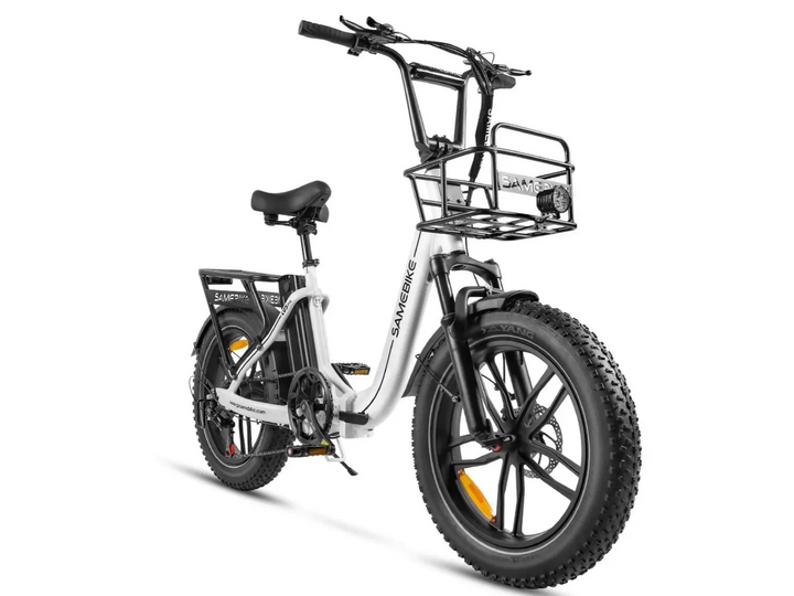 Samebike C05 Pro Step-Through Foldable Fat Tire Electric Bike with 500W Motor