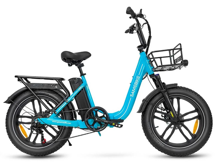 Samebike C05 Pro Step-Through Foldable Fat Tire Electric Bike with 500W Motor