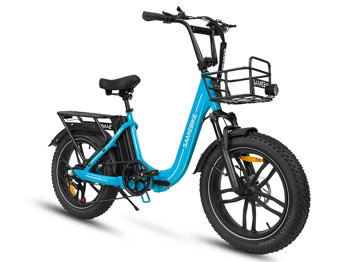 Samebike C05 Pro Step-Through Foldable Fat Tire Electric Bike with 500W Motor