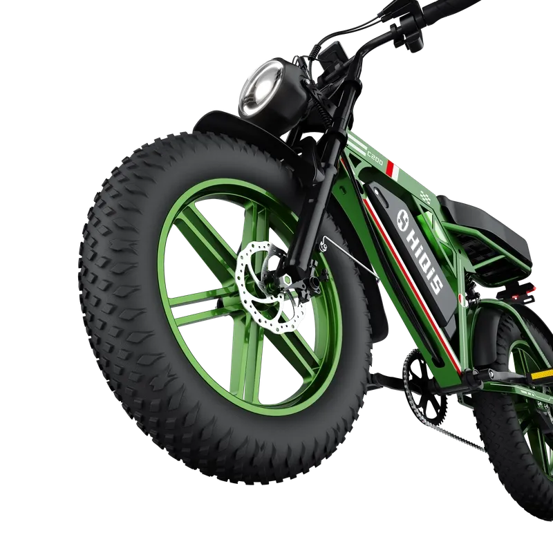 C200 20-Inch Fat Tire Electric Bike with 1000W Motor 48V 17.5Ah Battery Dual Suspension and Shimano 7-Speed