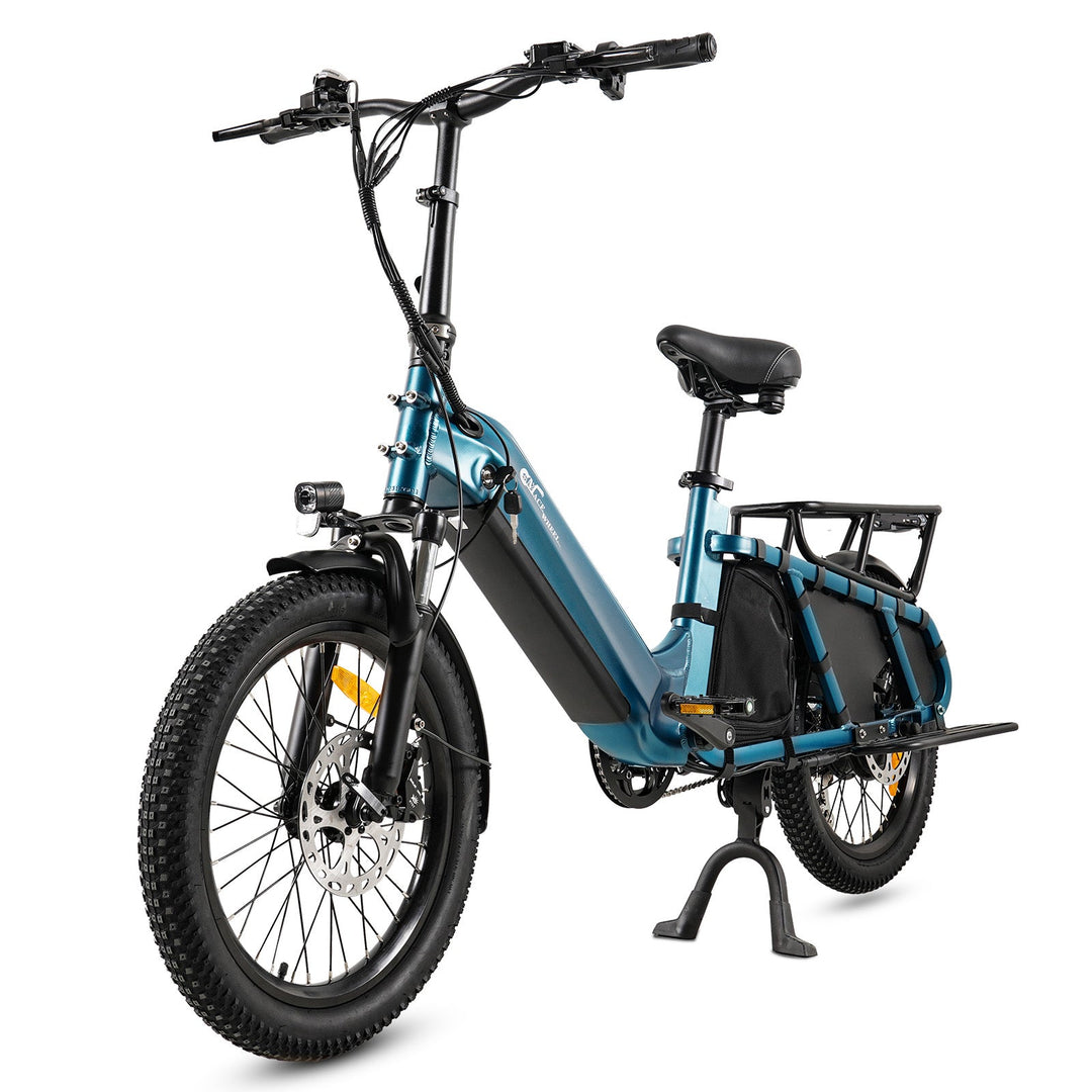 CMACEWHEEL HQ20 Step-Thru Electric Cargo Bike with Torque Sensor and Samsung Battery