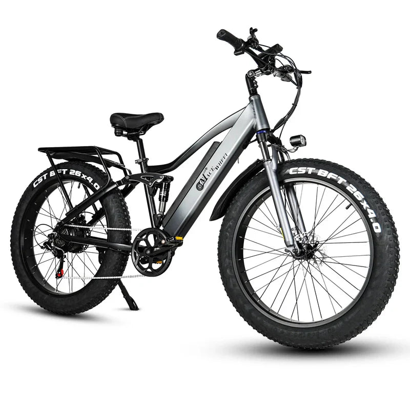 CMACEWHEEL TP26 Mountain Electric Bike with Removable Battery and Hydraulic Brakes