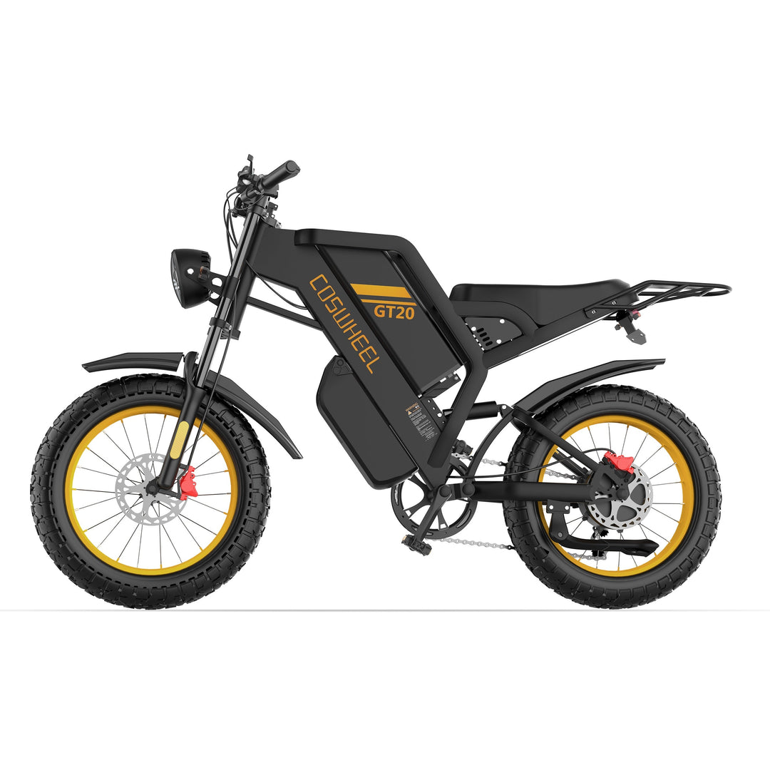 COSWHEEL GT20 Max 20" Off Road Electric Bike Peak 2000W Motor 60V 40Ah Battery