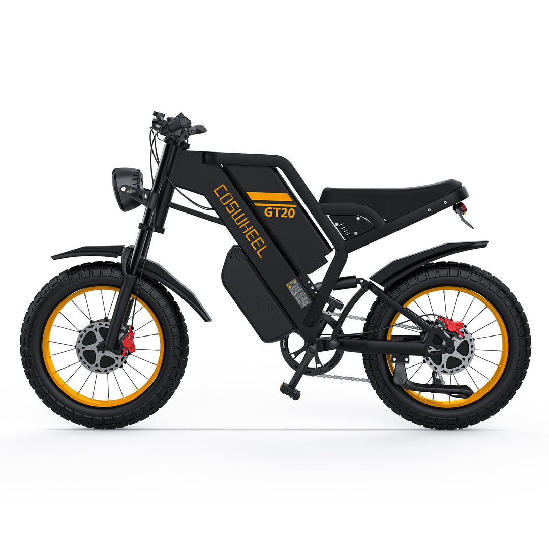 COSWHEEL GT20 Pro 20" Off Road Electric Bike 2*1000W Dual Motor 48V 40Ah Battery
