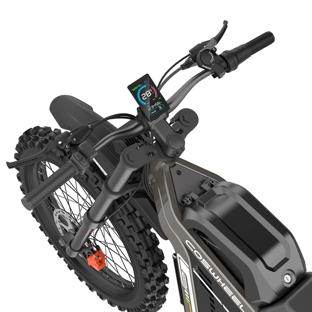 COSWHEEL R19 19" Off Road Electric Bike 3000W Motor 72V 40Ah Battery