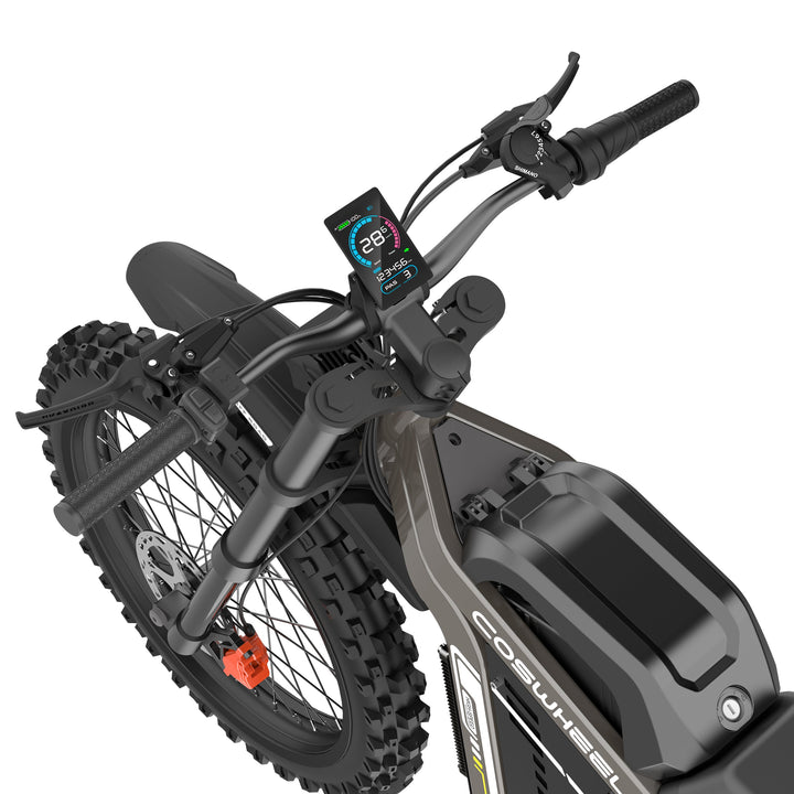 COSWHEEL R19 19" Off Road Electric Bike 3000W Motor 72V 40Ah Battery