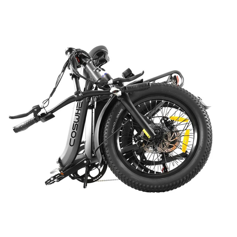 COSWHEEL Y20L 20" Step-Thru Electric Bike Peak 1200W Motor 48V 15Ah Battery
