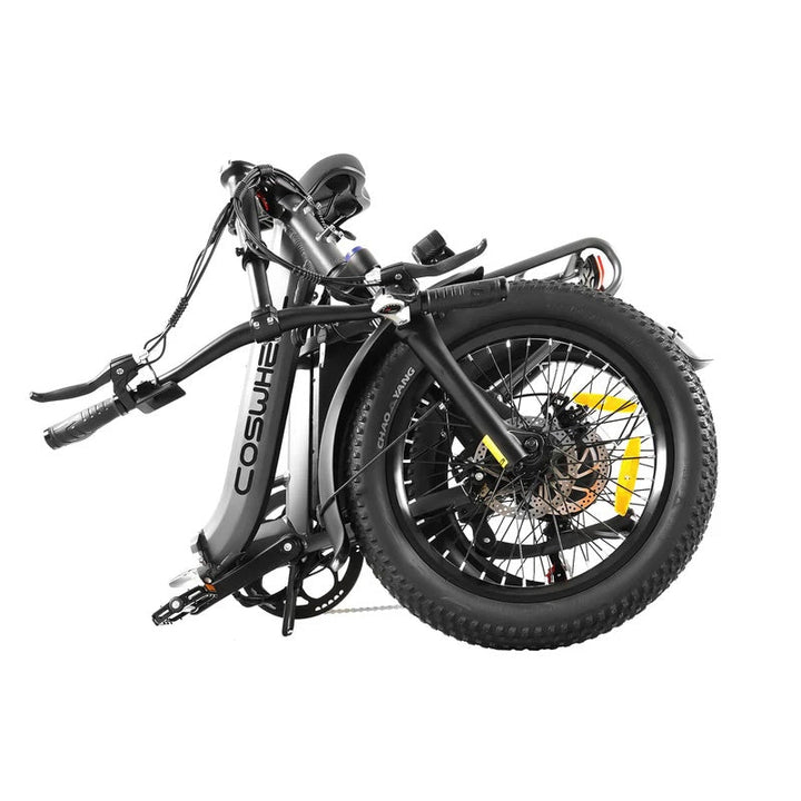 COSWHEEL Y20L 20" Step-Thru Electric Bike Peak 1200W Motor 48V 15Ah Battery