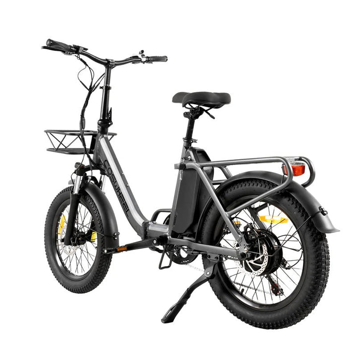 COSWHEEL Y20L 20" Step-Thru Electric Bike Peak 1200W Motor 48V 15Ah Battery