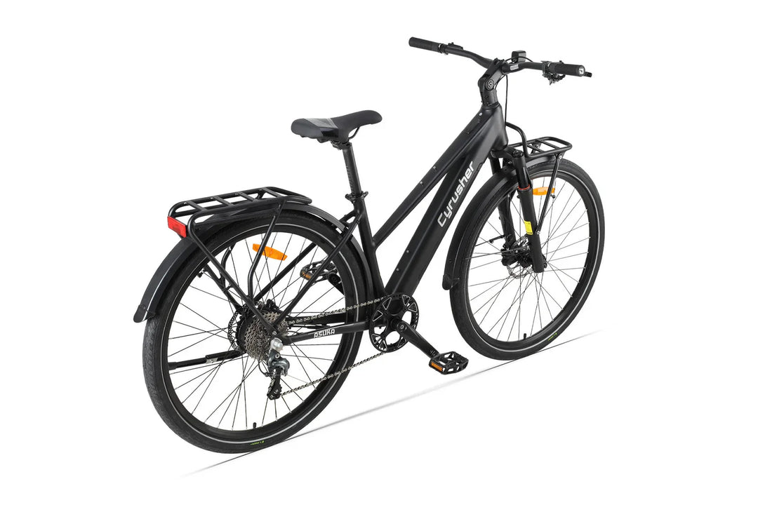 Cyrusher Asuka Step-Thru Trekking Electric Bike with Shimano 4700 10-Speed and OLED Display