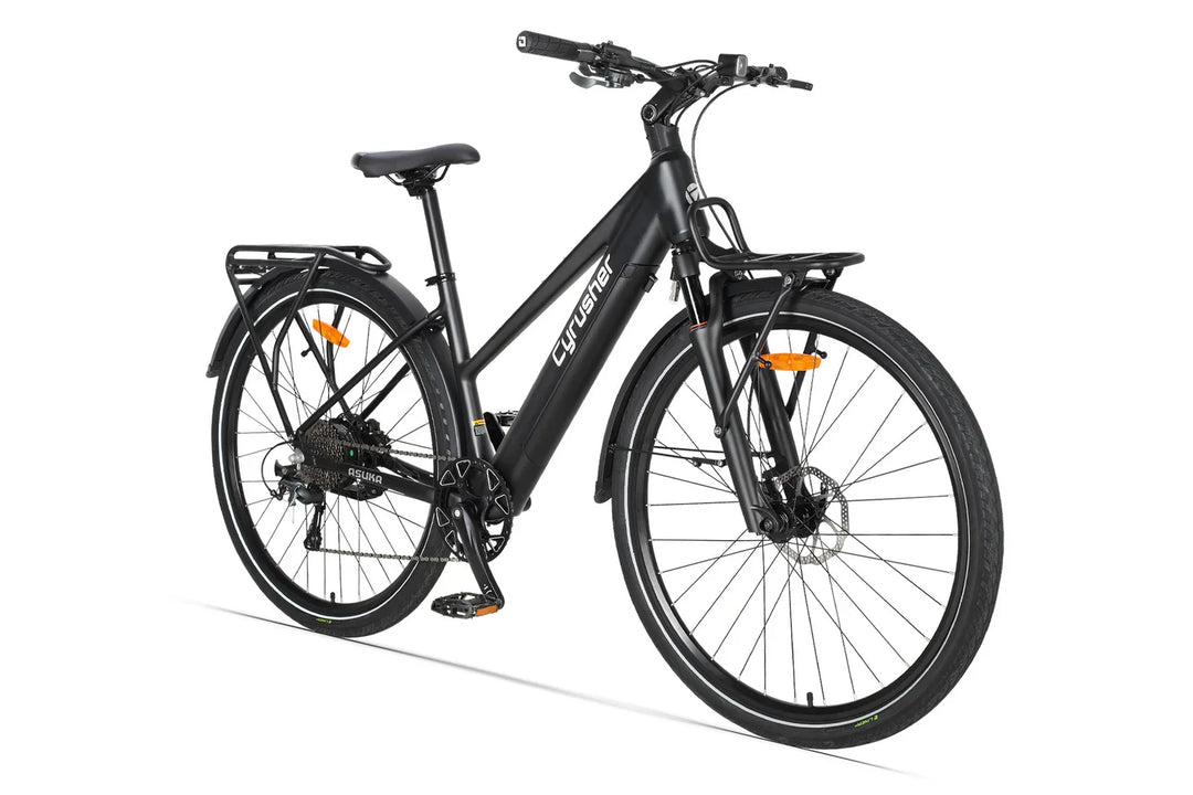 Cyrusher Asuka Step-Thru Trekking Electric Bike with Shimano 4700 10-Speed and OLED Display