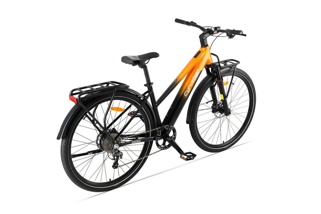 Cyrusher Asuka Step-Thru Trekking Electric Bike with Shimano 4700 10-Speed and OLED Display
