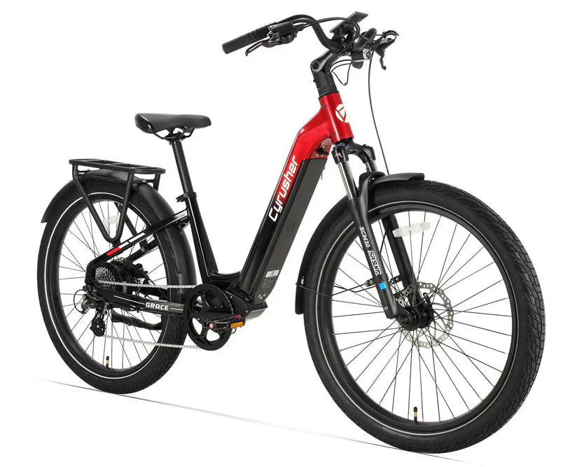 CYRUSHER Grace City Electric Bike with Shimano 8-Speed for Smooth Urban Riding