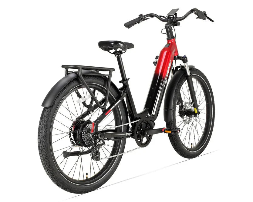 CYRUSHER Grace City Electric Bike with Shimano 8-Speed for Smooth Urban Riding