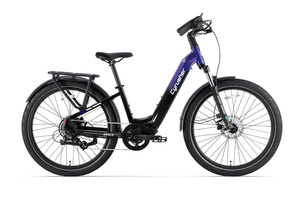 CYRUSHER Grace City Electric Bike with Shimano 8-Speed for Smooth Urban Riding