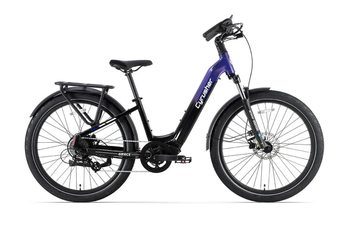 CYRUSHER Grace City Electric Bike with Shimano 8-Speed for Smooth Urban Riding