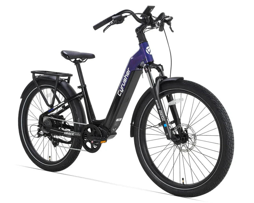 CYRUSHER Grace City Electric Bike with Shimano 8-Speed for Smooth Urban Riding