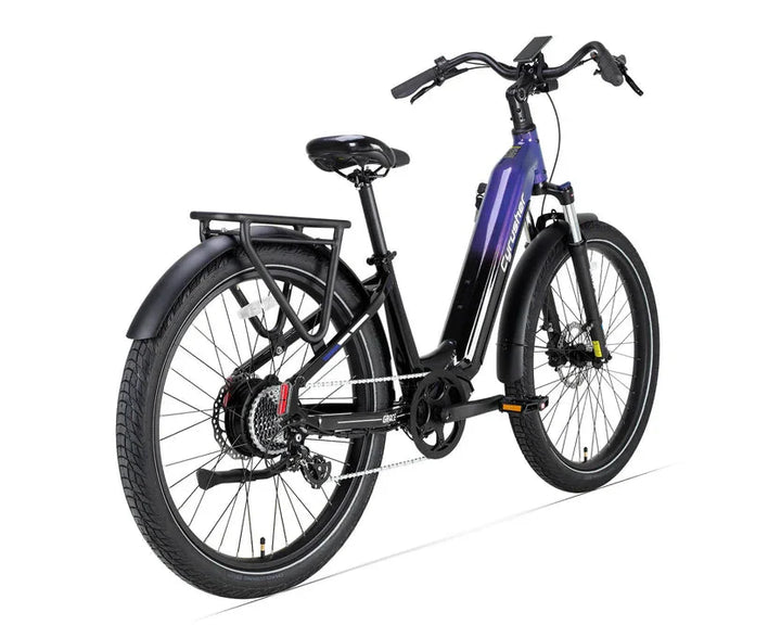 CYRUSHER Grace City Electric Bike with Shimano 8-Speed for Smooth Urban Riding