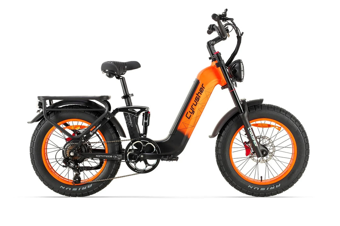 Cyrusher Kommoda 3.0 Step-Thru Mountain Electric Bike with Torque Sensor and Hydraulic Brakes